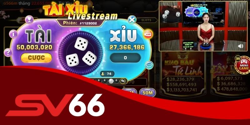 Livestream Tài xỉu SV66 luôn sở hữu đội ngũ dealer chuyên nghiệp